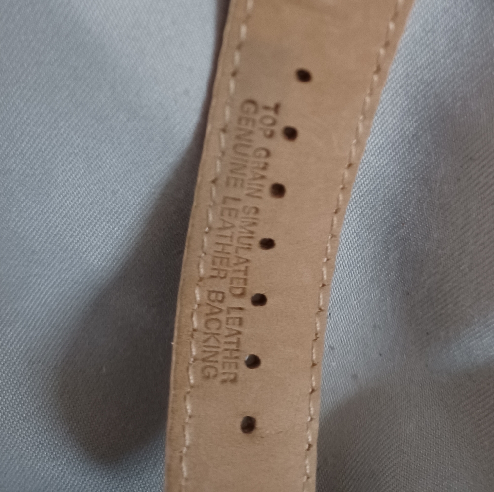 Nine West gold with Blush Pink leather Strap 9w stainless steel watch timepiece - Picture 7 of 9